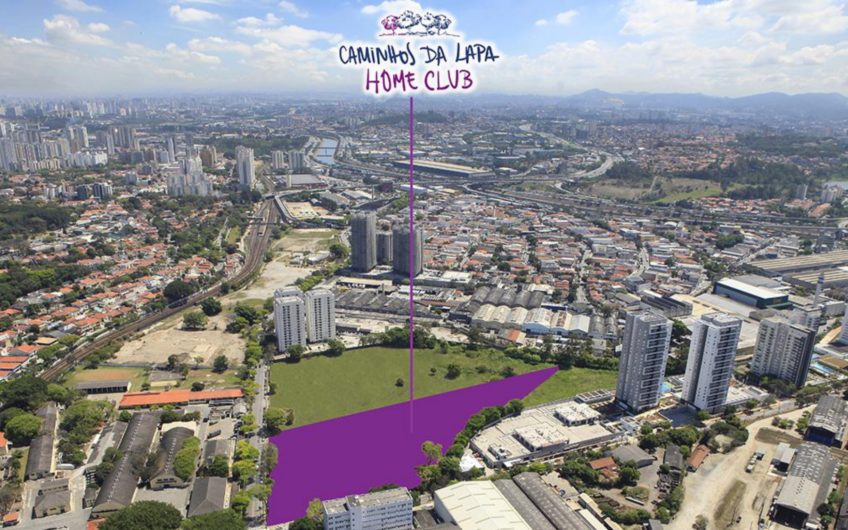Caminhos da Lapa – Home Club, aptos 62 m2 a partir de 498 mil, total infraestrutura de lazer. Pronto para morar, 5 minutos metrô Lapa.
