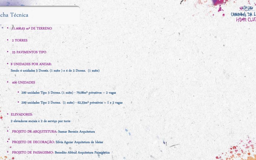 Caminhos da Lapa – Home Club, aptos 62 m2 a partir de 498 mil, total infraestrutura de lazer. Pronto para morar, 5 minutos metrô Lapa.