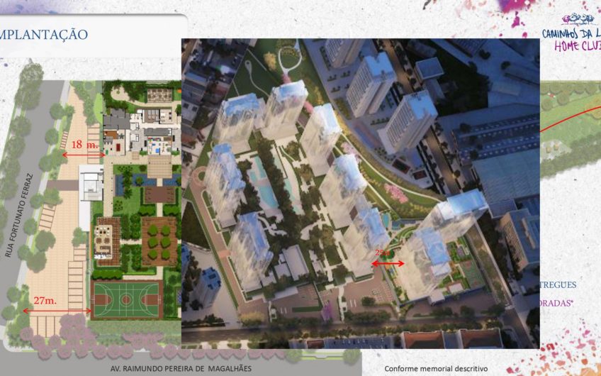 Caminhos da Lapa – Home Club, aptos 62 m2 a partir de 498 mil, total infraestrutura de lazer. Pronto para morar, 5 minutos metrô Lapa.