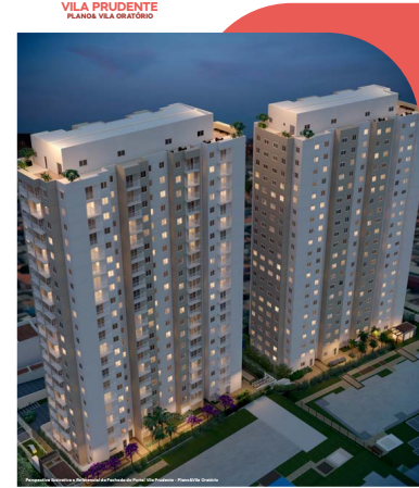 Apartamento na região da Vila Prudente, a partir de 226 mil sem varanda, 245 mil com varanda. 5 minutos a pé da Estação Oratório Monotrilho Linha Prata.