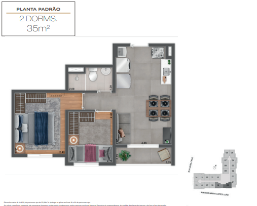 VIZ , apartamento 1 e 2 dormitórios ao lado da Estação Adolfo Pinheiro, linha lilás, condomínio completo com lazer, lavanderia, mini mercado e quadra de beach tênis. A partir de 290 mil reais.
