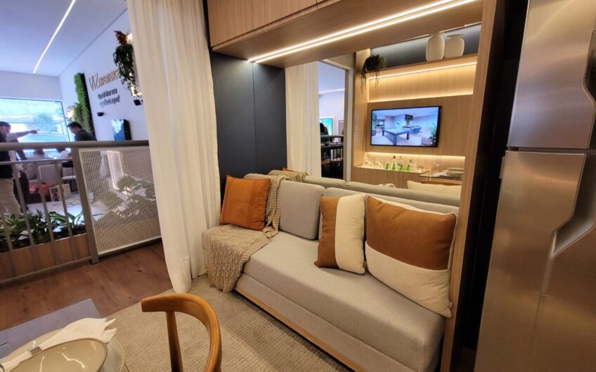 VIZ , apartamento 1 e 2 dormitórios ao lado da Estação Adolfo Pinheiro, linha lilás, condomínio completo com lazer, lavanderia, mini mercado e quadra de beach tênis. A partir de 290 mil reais.