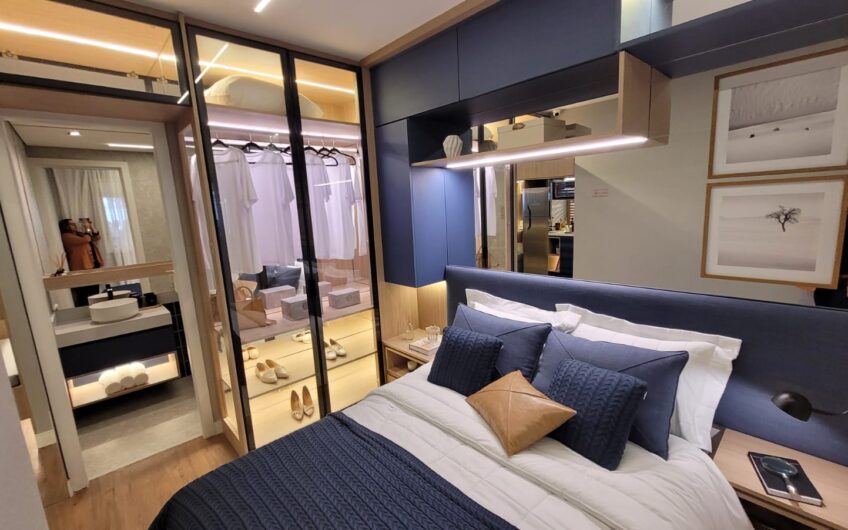 VIZ , apartamento 1 e 2 dormitórios ao lado da Estação Adolfo Pinheiro, linha lilás, condomínio completo com lazer, lavanderia, mini mercado e quadra de beach tênis. A partir de 290 mil reais.