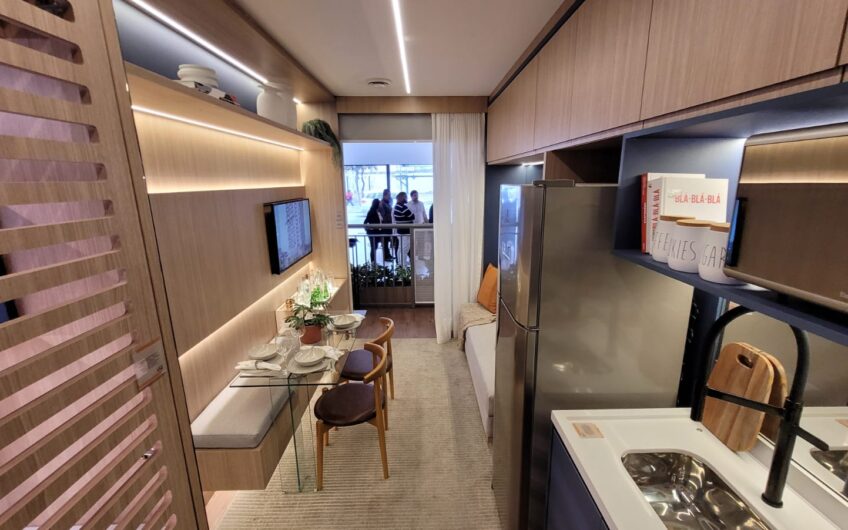 VIZ , apartamento 1 e 2 dormitórios ao lado da Estação Adolfo Pinheiro, linha lilás, condomínio completo com lazer, lavanderia, mini mercado e quadra de beach tênis. A partir de 290 mil reais.