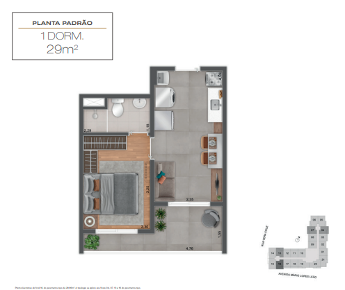 VIZ , apartamento 1 e 2 dormitórios ao lado da Estação Adolfo Pinheiro, linha lilás, condomínio completo com lazer, lavanderia, mini mercado e quadra de beach tênis. A partir de 290 mil reais.