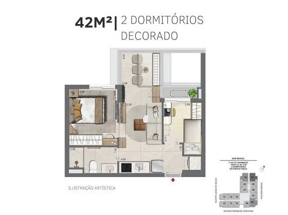 Oriz, by Plano e Plano. Apartamento a partir de 285 mil , 28 m2 , há apenas 1 km do shopping Ibirapuera, no bairro do Campo Belo. 5 minutos da Estação Eucaliptos , linha lilás, em SP.